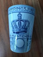 Beker 25 jarig regerings jubileum Koningin Wilhelmina., Ophalen, Zo goed als nieuw, Nederland, Servies