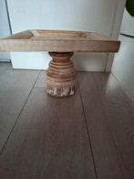 Mooie landelijke, houten decoratieve etagère met stoere poot, Huis en Inrichting, Woonaccessoires | Etagères, Ophalen of Verzenden