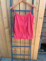 Roze spaghetti top met kant detail, ., Ophalen of Verzenden, Zo goed als nieuw, .
