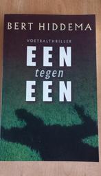 Boek Een tegen een - Bert Hiddema, Boeken, Ophalen of Verzenden, Zo goed als nieuw