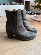 Shabbies amsterdam 41 Stoere enkellaarsjes met hak, Lage of Enkellaarzen, Ophalen of Verzenden, Zo goed als nieuw, Bruin