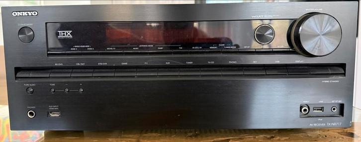 Onkyo TX-NR717 AV-Receiver - Krachtige 7.2 Kanaals Receiver, Audio, Tv en Foto, Versterkers en Receivers, Gebruikt, 7.1, 120 watt of meer