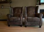 Twee fauteuils, Huis en Inrichting, Fauteuils, Ophalen, Gebruikt, Stof, 75 tot 100 cm