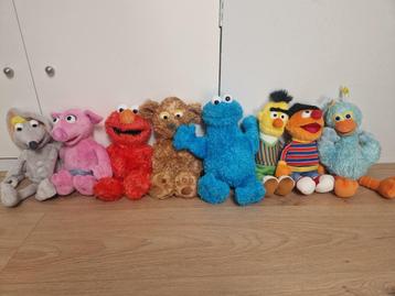 Set originele Sesamstraat knuffels – 7 stuks beschikbaar voor biedingen
