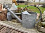Brocante oude zinken gieter, Ophalen, Gebruikt, Overige materialen