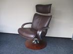 NIEUWSTAAT Fjords Ona / Stressless design relax fauteuil, Huis en Inrichting, Fauteuils, Ophalen, Zo goed als nieuw, Metaal