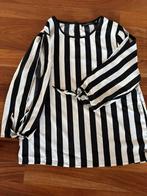 “Kerstblouse” ? Frankie & Liberty blouse mt. 16 zwart/wit, Ophalen of Verzenden, Zo goed als nieuw, Overhemd of Blouse