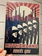 Motherland needs you poster metaal, Ophalen of Verzenden, Nieuw, A1 t/m A3, Film en Tv