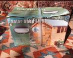 Solar shed light schuur buitenverlichting met afstandsbedien, Huis en Inrichting, Lampen | Overige, Ophalen of Verzenden, Zo goed als nieuw