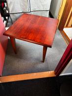 Houten bijzettafel - Vierkant, Huis en Inrichting, Tafels | Bijzettafels, Gebruikt, Vierkant, 75 cm of meer, Hout