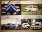 4x Engelse LDV Maxus V80 + EV80 GM Minibus brochures folders, Ophalen of Verzenden, Zo goed als nieuw, Overige merken