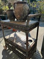 Tuin trolly serveerwagen AB Apple Bee Applebee Wicker hout, Ophalen, Gebruikt