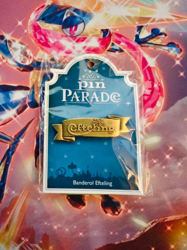 Efteling Pin - Banderol Efteling - Nieuw in verpakking, Verzenden, Nieuw, Button of Speldje