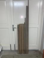 Partij ronde houten stokken bezem stelen 13x, Tuin en Terras, Hand-tuingereedschap, Ophalen of Verzenden, Gebruikt, Bezem