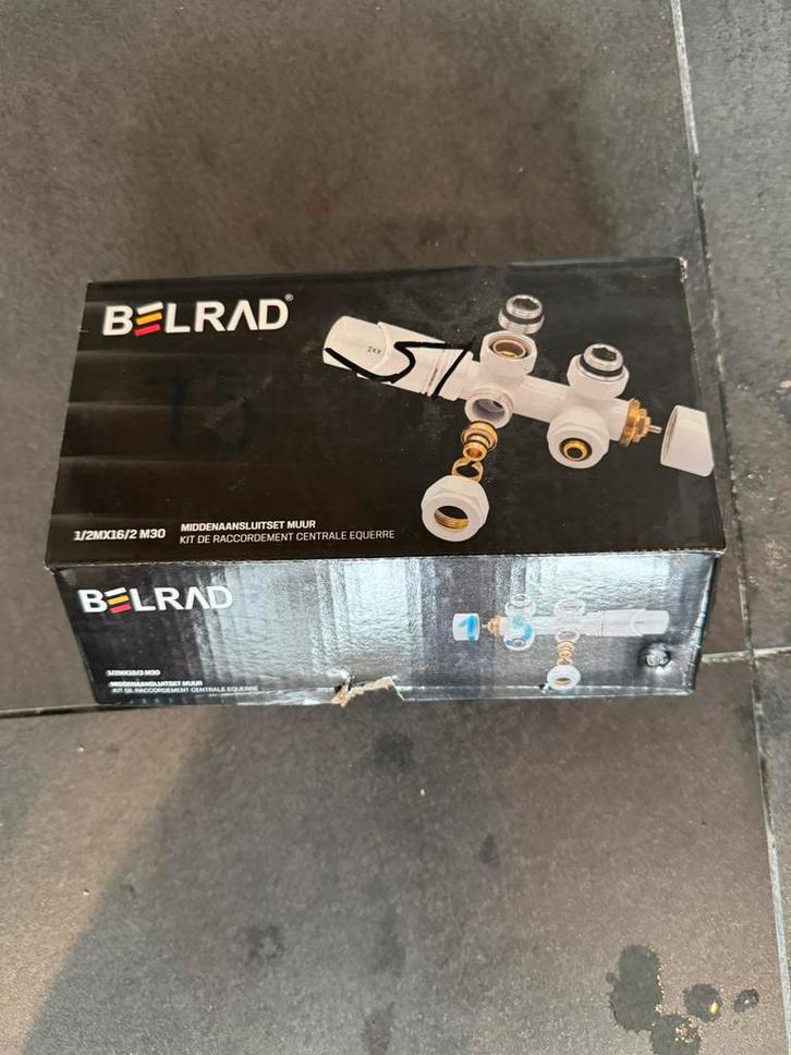 BELRAD Radiatorkraan – Thermostatisch  – 1/2M x 16/2 M30, Doe-het-zelf en Verbouw, Verwarming en Radiatoren, Nieuw, Thermostaat