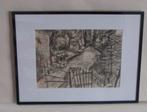 Hubert Bekman "Leudal" de leumolen limburg potlood tekening, Verzenden