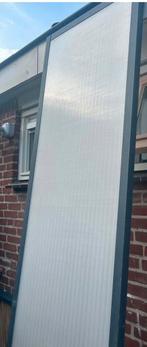 2x panelen antraciet opaal polycarbonaat, Doe-het-zelf en Verbouw, Platen en Panelen, Ophalen, Zo goed als nieuw