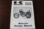 Kawasaki EN400 EN450 1985 - 1990 motorcycle service manual, Ophalen of Verzenden, Kawasaki