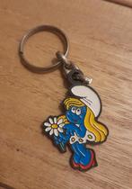 Mooie oude metalen sleutelhanger Smurfin de smurfen, Ophalen of Verzenden, Zo goed als nieuw, Merk