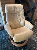 Relax fauteuil zand / beige, Ophalen, Gebruikt, 50 tot 75 cm