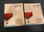 031 - Vivo Rode wijnglazen, Huis en Inrichting, Keuken | Servies, Nieuw, Glas, Glas of Glazen, Ophalen of Verzenden