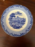Blauw sierbord royal Cauldon, royal castles, Ophalen