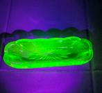 Uranium glas 3 stuk, Antiek en Kunst, Antiek | Glas en Kristal, Verzenden