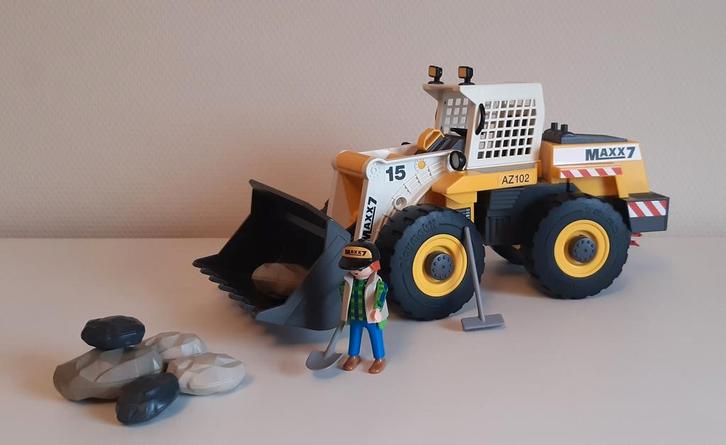 Te koop: Playmobil 4038 Bulldozer   (Set 30), Kinderen en Baby's, Speelgoed | Playmobil, Zo goed als nieuw, Complete set, Ophalen of Verzenden