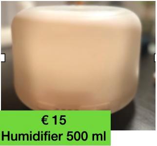Luchtbevochtiger 500ml - Nieuwstaat, Witgoed en Apparatuur, Luchtbehandelingsapparatuur, Zo goed als nieuw, Luchtbevochtiger, Ophalen of Verzenden