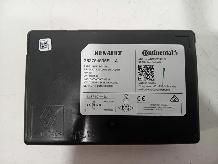 Computer navigatie Renault Captur, Auto-onderdelen, Elektronica en Kabels, Renault, Gebruikt, Herkomst onderdeel bekend, 12 maanden garantie