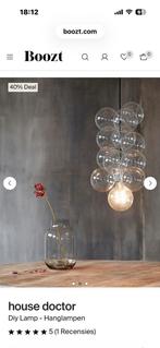 House doctor glazen bollen lamp, Huis en Inrichting, Ophalen of Verzenden, Zo goed als nieuw, Minder dan 50 cm