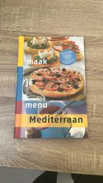 Kookboek - Maak je menu mediterraan, Boeken, Ophalen of Verzenden, Zo goed als nieuw