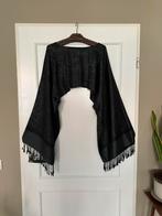 Pashmina crop top, Kleding | Dames, Maat 38/40 (M), Zwart, Ophalen of Verzenden, Zo goed als nieuw