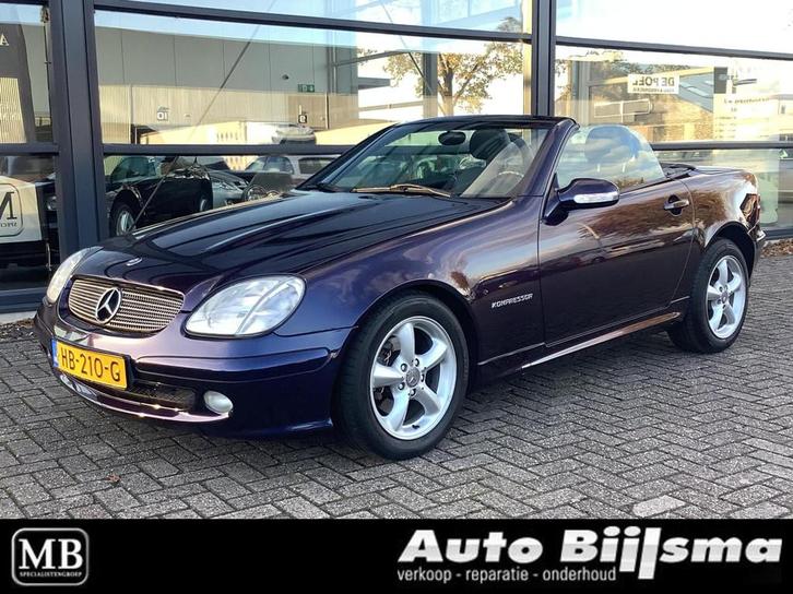 Mercedes SLK-klasse 200 K. Unieke kleur incl nwe apk en onde, Auto's, Mercedes-Benz, Bedrijf, Te koop, SLK, ABS, Airbags, Alarm