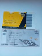 Voetbal ticket nac Breda- rosenborg bk, Ophalen of Verzenden, NAC Breda