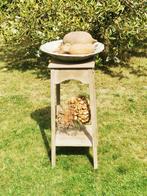 Plantentafel - beige Annie Sloan geverfd, Ophalen, Minder dan 55 cm, Gebruikt, Vierkant