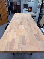 Massief Boliviaans Tafelblad Roble Hardhout - 244x90x4,5cm, Ophalen, Eikenhout, 50 tot 100 cm, Vijf personen of meer