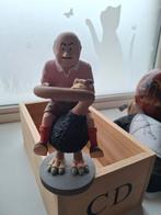 Lambik op struisvogel beeldje, Ophalen of Verzenden