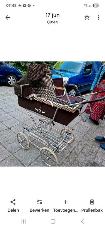 Vintage Jaren 60/70 Kinderwagen - Perfecte Staat! beschikbaar voor biedingen