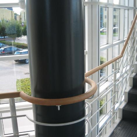 Bendywood Q-railing trapleuning wenteltrap 360 cm, Doe-het-zelf en Verbouw, Ladders en Trappen, Nieuw, Trap, 2 tot 4 meter, Ophalen