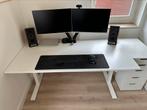 Ikea Trotten zit/sta bureau 160x80cm, In hoogte verstelbaar, Zo goed als nieuw, Stabureau, Ophalen