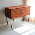Vintage Teakhouten Ladekast | wandkast | formule Kempkes, Huis en Inrichting, Ophalen, Gebruikt, 1 of 2 laden, Geen idee