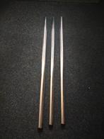 3 X chromen buizen L.79,5 cm .28mm, Ophalen, Gebruikt, 50 tot 100 mm, Overige typen