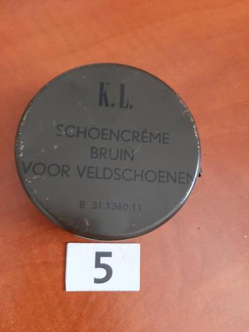 Schoensmeer Schoencréme KL veldschoenen Koude Oorlog beschikbaar voor biedingen