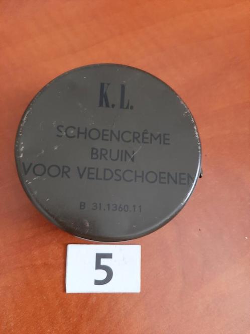 Schoensmeer Schoencréme KL veldschoenen Koude Oorlog, Verzamelen, Militaria | Algemeen, Landmacht, Kleding of Schoenen, Nederland