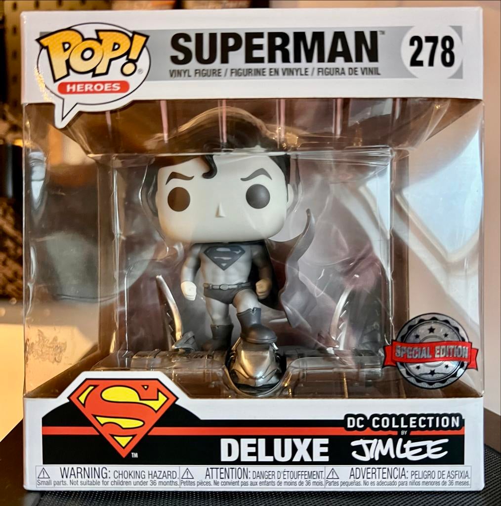 Funko Pop Deluxe Superman Jim Lee #278 Special Edition, Ophalen, Nieuw