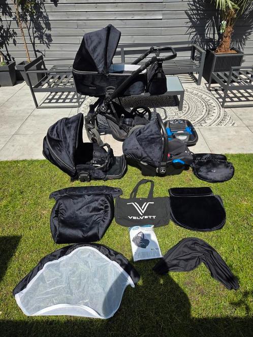 3-delige Velvett kinderwagen maxicosi, Kinderen en Baby's, Kinderwagens en Combinaties, Zo goed als nieuw, Overige merken, Ophalen