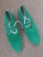 prachtige groen suede schoenen Invito maat 44, Ophalen, Overige kleuren, Invito, Zo goed als nieuw