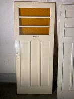 Jaren 30 paneeldeuren binnen en buitendeur, Ophalen of Verzenden, 200 tot 215 cm, Glas, Buitendeur