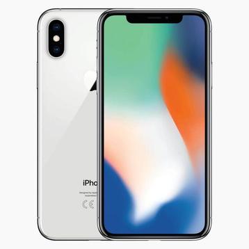 iphone x Zilver 64GB batterijconditie van 100% beschikbaar voor biedingen
